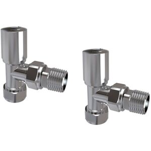 Chrome Manual Angled Heated Towel Rail Radiator Valve 15mm x 1/2' - Biubiubath Chrome Manual Angled Heated Towel Rail Radiator Valve 15mm x 1/2' - Biubiubath