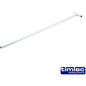 TIMCO Timloc Slotted Loft Door Operating Metal Pole - 600mm TIMCO Timloc Slotted Loft Door Operating Metal Pole - 600mm