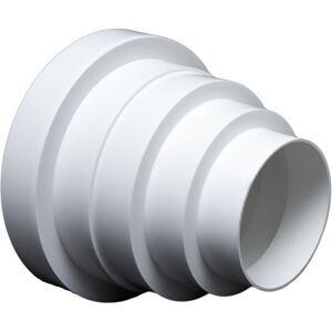 TORMATOR Universal reducer for ventilation systems Ø 80-150 mm. Reducing fitting for reducing tubes Ø 80, 100, 120, 125, 150. RDRC transition round TORMATOR Universal reducer for ventilation systems Ø 80-150 mm. Reducing fitting for reducing tubes Ø 80, 100, 120, 125, 150. RDRC transition round