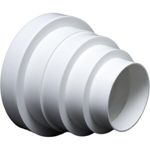 COOCHEER Universal round reducer for ventilation system with diameter of 80-150 mm - RDRC channel COOCHEER Universal round reducer for ventilation system with diameter of 80-150 mm - RDRC channel