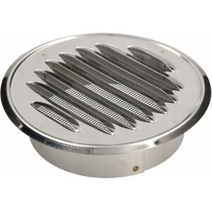 Alwaysh - Ventilation grille round stainless steel 100 mm with screw flange insect protection Alwaysh - Ventilation grille round stainless steel 100 mm with screw flange insect protection