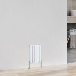 NRG - White Horizontal Designer Radiator Flat Panel Central Heating Rads Double 600x408mm NRG - White Horizontal Designer Radiator Flat Panel Central Heating Rads Double 600x408mm
