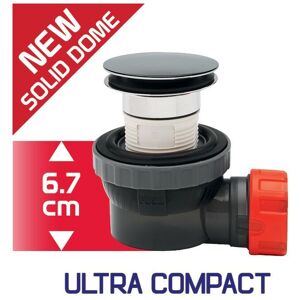 Wirquin - Nano 6.7 Quick Clac Solid Dome Basin All In One Trap + Waste Chrome Wirquin - Nano 6.7 Quick Clac Solid Dome Basin All In One Trap + Waste Chrome