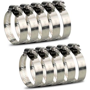 Flyme - ymyny Adjustable Hose Clamp 27-51mm 304 Stainless Steel Range Assortment Pipe Clamps Clips for Family Water Pipe, Home Gas, Automobile Tube, Flyme - ymyny Adjustable Hose Clamp 27-51mm 304 Stainless Steel Range Assortment Pipe Clamps Clips for Family Water Pipe, Home Gas, Automobile Tube,
