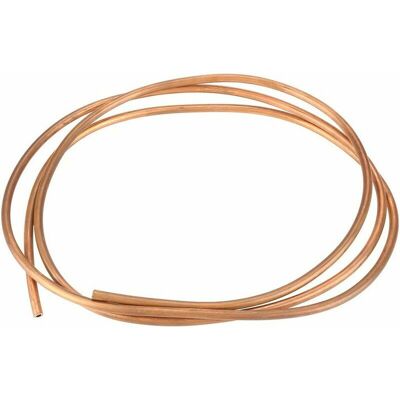 Simplicity - 2M T2 Soft Copper Pipe Copper Tube for Refrigeration Piping od 6mm id 4mm Thickness 1mm for Refrigeration (od 6mm, id 4mm) Simplicity - 2M T2 Soft Copper Pipe Copper Tube for Refrigeration Piping od 6mm id 4mm Thickness 1mm for Refrigeration (od 6mm, id 4mm)