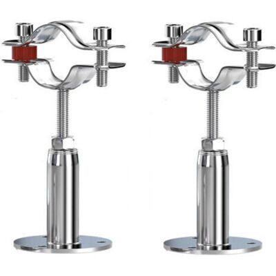 MCBOSON 2Pcs Stainless Steel Adjustable Pipe Support Clamps, Wall-Mounted Pipe Holder, For A Diameter Of 15-19MM, For Fastening Pipes, Tubes, Rods Etc. MCBOSON 2Pcs Stainless Steel Adjustable Pipe Support Clamps, Wall-Mounted Pipe Holder, For A Diameter Of 15-19MM, For Fastening Pipes, Tubes, Rods Etc.