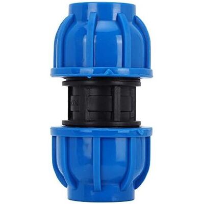 Memkey - 4 pieces straight pe plastic connector, 32 mm to 32 mm, water pipe adapter, straight fitting, water pipe screw connection, pipe screw Memkey - 4 pieces straight pe plastic connector, 32 mm to 32 mm, water pipe adapter, straight fitting, water pipe screw connection, pipe screw