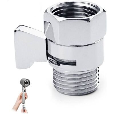 SJQKA 4-point internal and external thread straight switching valve connector, spray gun shower, G1/2 SJQKA 4-point internal and external thread straight switching valve connector, spray gun shower, G1/2
