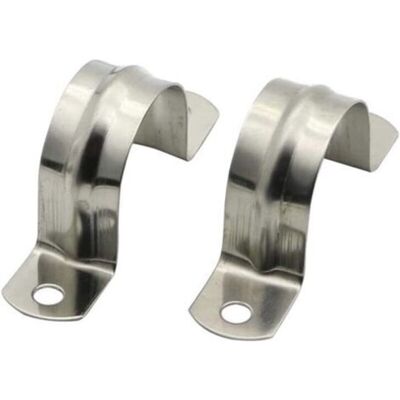 MCBOSON 60mm/2.36" 2pcs Pipe Clamp 304 Stainless Steel Pipe Clips U-Shaped Pipe Straps Saddle Clips Two-Hole Tube Strap Tension Clips Pipe Clamp MCBOSON 60mm/2.36" 2pcs Pipe Clamp 304 Stainless Steel Pipe Clips U-Shaped Pipe Straps Saddle Clips Two-Hole Tube Strap Tension Clips Pipe Clamp