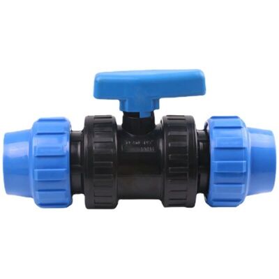 Ball Valve for 32mm Water Pipe Fittings - 32mm PN10 Compression Valve - Ball Valve Compatible with PE80 and PE100 Polyethylene Pipes - 1pc - Ccykxa Ball Valve for 32mm Water Pipe Fittings - 32mm PN10 Compression Valve - Ball Valve Compatible with PE80 and PE100 Polyethylene Pipes - 1pc - Ccykxa