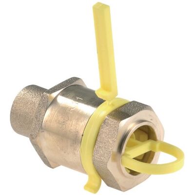 Clesse Industries - Clesse CD02067 - straight connection RC-1P-HDPE-CU mechanical clamping for hdpe to brazing Copper Tube D18 - yellow Clesse Industries - Clesse CD02067 - straight connection RC-1P-HDPE-CU mechanical clamping for hdpe to brazing Copper Tube D18 - yellow