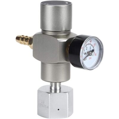 TINOR CO2 Pressure Regulator, 2 in 1 Mini CO2 Gas Regulator Soda Pressure Gauge with 3/8in to TR21.4 Adapter for Sodastream TINOR CO2 Pressure Regulator, 2 in 1 Mini CO2 Gas Regulator Soda Pressure Gauge with 3/8in to TR21.4 Adapter for Sodastream