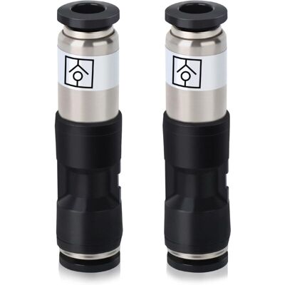 Csparkv - 2 Pcs 8mm Compressed Air Check Valve Connectors, Airflow Push to Connect Fittings Csparkv - 2 Pcs 8mm Compressed Air Check Valve Connectors, Airflow Push to Connect Fittings
