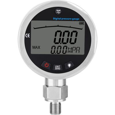 SNQ Digital hydraulic pressure gauge 400 BAR 0-40 MPa 5800 PSI with G1/4 connector SNQ Digital hydraulic pressure gauge 400 BAR 0-40 MPa 5800 PSI with G1/4 connector