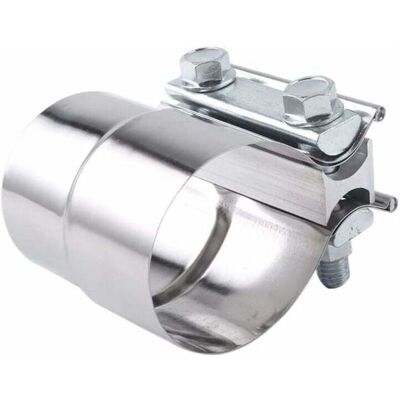 TORMATOR Exhaust Pipe Clamp, Exhaust Pipe Connector, Exhaust Clamp, Exhaust Pipe Fitting, Exhaust Sleeve, Exhaust Clamps for Cars, 2.5 inches TORMATOR Exhaust Pipe Clamp, Exhaust Pipe Connector, Exhaust Clamp, Exhaust Pipe Fitting, Exhaust Sleeve, Exhaust Clamps for Cars, 2.5 inches