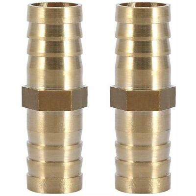Hoopzi - Hose Connector Tool, Two Way Straight Connector, Straight for Pipe Connection (14mm 2pcs) Hoopzi - Hose Connector Tool, Two Way Straight Connector, Straight for Pipe Connection (14mm 2pcs)
