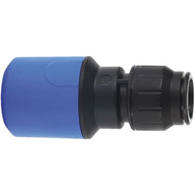 John Guest Speedfit Blue Connector PE-Copper 25 X 22mm UG602B (Pack of 10) John Guest Speedfit Blue Connector PE-Copper 25 X 22mm UG602B (Pack of 10)