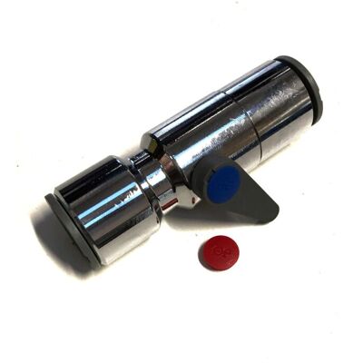 John Guest Speedfit - Chrome Plated Lever Ball Valve 15mm (15Bv) John Guest Speedfit - Chrome Plated Lever Ball Valve 15mm (15Bv)