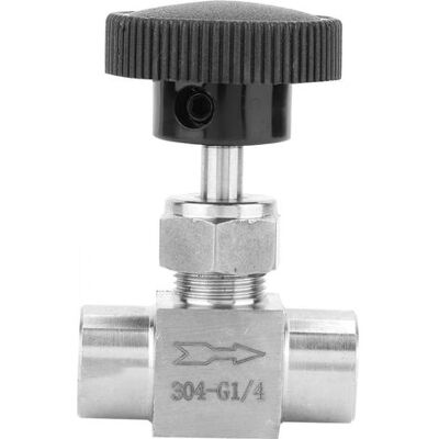 OEM G1/4 Stainless Steel Straight Needle Valve For Regulating Water, Gas, And Oil Flow, Bspp Female Thread OEM G1/4 Stainless Steel Straight Needle Valve For Regulating Water, Gas, And Oil Flow, Bspp Female Thread