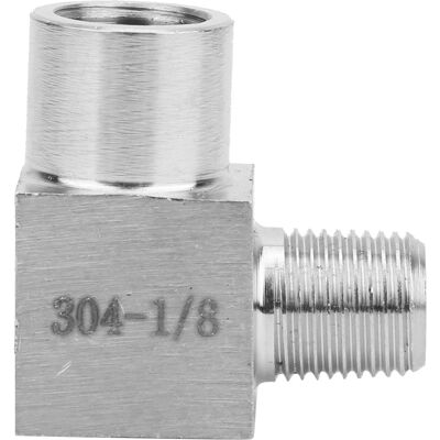 STUNACY Bspp Female To Male Thread Elbow Connector Pipe Fitting Adapter Quick Connector For Air Oil1/8in STUNACY Bspp Female To Male Thread Elbow Connector Pipe Fitting Adapter Quick Connector For Air Oil1/8in
