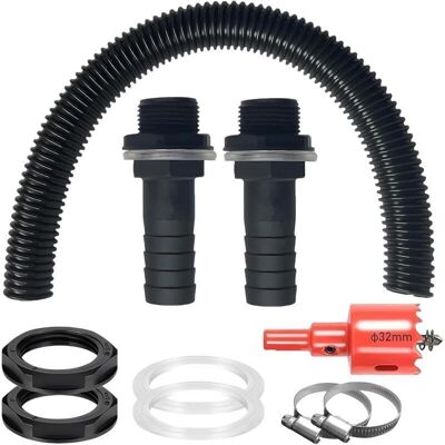 OEM Rainwater Harvesting System Connection Kit – 100cm Flexible Hose + Durable Pvc Universal Fittings OEM Rainwater Harvesting System Connection Kit – 100cm Flexible Hose + Durable Pvc Universal Fittings