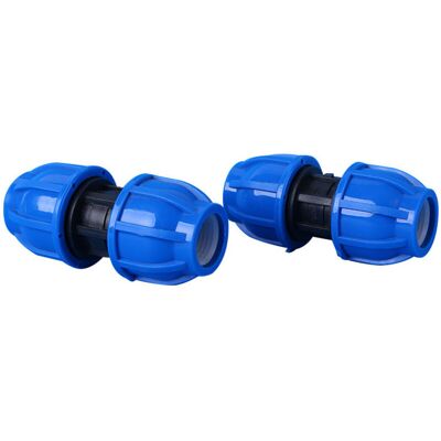 OEM 2pcs Pe Straight Plastic Connector 32mm To 32mm Water Pipe Adapter Straight Fitting Water Pipe Tube Fittings OEM 2pcs Pe Straight Plastic Connector 32mm To 32mm Water Pipe Adapter Straight Fitting Water Pipe Tube Fittings