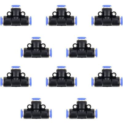 OEM 10 Pieces Pneumatic Connector Hose Fittings Quick Connect 6mm Pneumatic Push-in Air Line Tube Fitting OEM 10 Pieces Pneumatic Connector Hose Fittings Quick Connect 6mm Pneumatic Push-in Air Line Tube Fitting