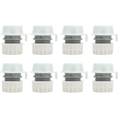 STUNACY 8pcs Lock Type Faucet Quick Connector G1/2 Hose Faucet Coupling Adapter Fittings For Washing Machine STUNACY 8pcs Lock Type Faucet Quick Connector G1/2 Hose Faucet Coupling Adapter Fittings For Washing Machine