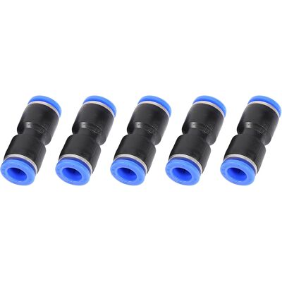 STUNACY 5pcs Pneumatic Push In Fittings Air Valve Water Hose Pipe Connector Joiner STUNACY 5pcs Pneumatic Push In Fittings Air Valve Water Hose Pipe Connector Joiner