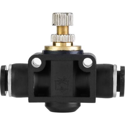 STUNACY 4/6/8mm Tube Air Flow Controller T Shape Pipe Pneumatic Fitting Regulator Valve(6mm) STUNACY 4/6/8mm Tube Air Flow Controller T Shape Pipe Pneumatic Fitting Regulator Valve(6mm)