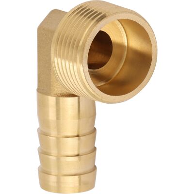 STUNACY 1pc 3/4" Male Thread Brass Elbow Barbed Coupling Connector Hose Fitting (16mm) STUNACY 1pc 3/4" Male Thread Brass Elbow Barbed Coupling Connector Hose Fitting (16mm)