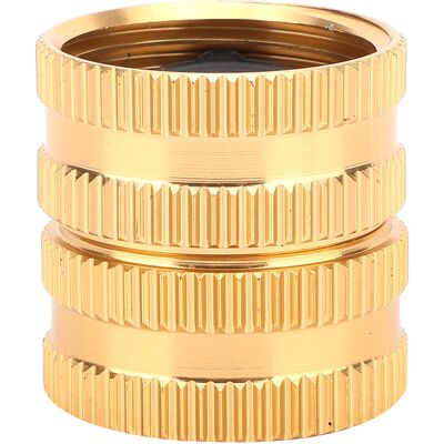 STUNACY 3/4" Brass Hose Tap Connector Threaded Garden Water Pipe Adaptor With Gasket STUNACY 3/4" Brass Hose Tap Connector Threaded Garden Water Pipe Adaptor With Gasket