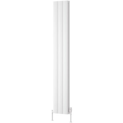 Reina Loco Double Vertical Aluminium Radiator 1800mm H X 280mm W - White Reina Loco Double Vertical Aluminium Radiator 1800mm H X 280mm W - White