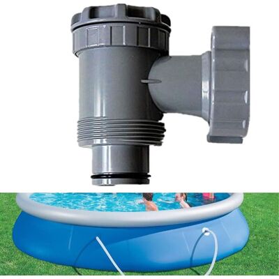 GROOFOO Replacement Piston Valve For Pool Filter Pump, 1.5" Inlet/outlet Valve For 1.5" Pipe, 2.1" Threaded Connector GROOFOO Replacement Piston Valve For Pool Filter Pump, 1.5" Inlet/outlet Valve For 1.5" Pipe, 2.1" Threaded Connector