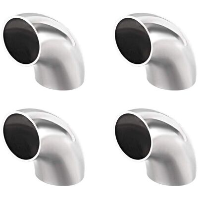 OEM Sourcing Map 304 Stainless Steel Pipe Fitting Long Radius 90 Degree Butt-weld Elbow Outer Diameter Mm, 1-1/4", 4pcs OEM Sourcing Map 304 Stainless Steel Pipe Fitting Long Radius 90 Degree Butt-weld Elbow Outer Diameter Mm, 1-1/4", 4pcs