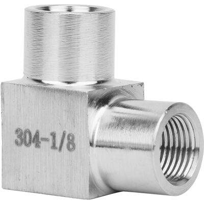 STUNACY Bspp Double Female Thread Elbow Connector Right Angle Pipe Fitting Adapter For Water Air Oil1/8in STUNACY Bspp Double Female Thread Elbow Connector Right Angle Pipe Fitting Adapter For Water Air Oil1/8in