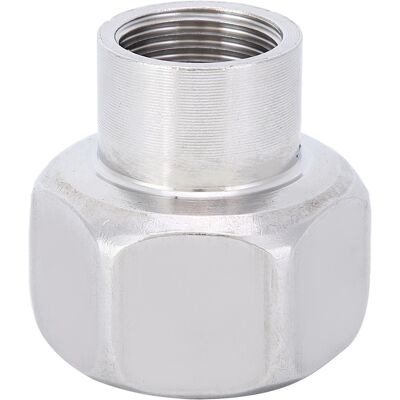 STUNACY 1/2in Npt Female To 1in Npt Female Reducing Coupling Pipe Hex Connector Adapter Pipe Fittings STUNACY 1/2in Npt Female To 1in Npt Female Reducing Coupling Pipe Hex Connector Adapter Pipe Fittings