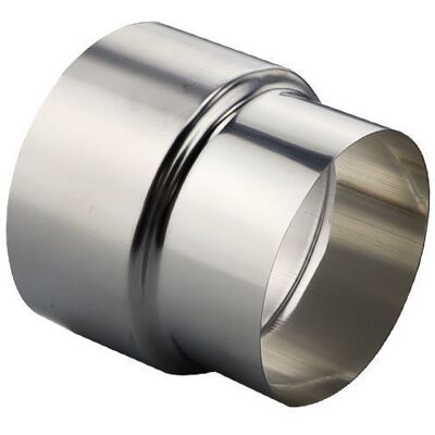 OEM Stainless Steel Stove Pipe Reducer Tube Connector Chimney Duct Liner Adapter - Ø80mm / Ø60mm(1 Pcs) OEM Stainless Steel Stove Pipe Reducer Tube Connector Chimney Duct Liner Adapter - Ø80mm / Ø60mm(1 Pcs)