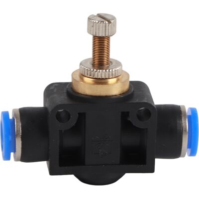 STUNACY 4/6/8mm Tube Air Flow Controller T Shape Pipe Pneumatic Fitting Regulator Valve(8mm) STUNACY 4/6/8mm Tube Air Flow Controller T Shape Pipe Pneumatic Fitting Regulator Valve(8mm)