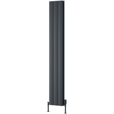 Reina Loco Double Vertical Aluminium Radiator 1800mm H X 280mm W - Anthracite Reina Loco Double Vertical Aluminium Radiator 1800mm H X 280mm W - Anthracite