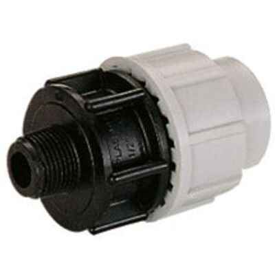 Plasson 63mm x 2" BSP Male Adaptor - MDPE Pipe Connector Plasson 63mm x 2" BSP Male Adaptor - MDPE Pipe Connector