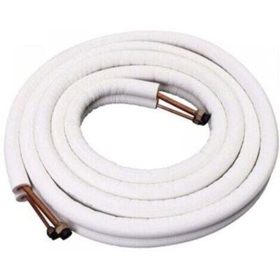 READY TO INSTALL TWIN-TUBE REFRIGERATION PIPING M1 AIR CONDITIONING 1/4 3/8 PRE-ASSEMBLED FITTINGS 4 METERS NF, Tube Diameter (6+10) 1P4 m copper READY TO INSTALL TWIN-TUBE REFRIGERATION PIPING M1 AIR CONDITIONING 1/4 3/8 PRE-ASSEMBLED FITTINGS 4 METERS NF, Tube Diameter (6+10) 1P4 m copper