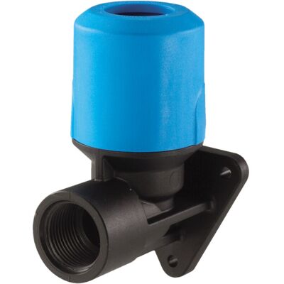 John Guest Speedfit - Blue Wallplate Elbow 20mm x 1/2' UGPWB2014 John Guest Speedfit - Blue Wallplate Elbow 20mm x 1/2' UGPWB2014