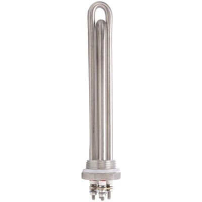 TEHTUY Stainless steel immersion water heater, 1" NPT thread, portable electric tube with rapid heating, 24V, 600W TEHTUY Stainless steel immersion water heater, 1" NPT thread, portable electric tube with rapid heating, 24V, 600W