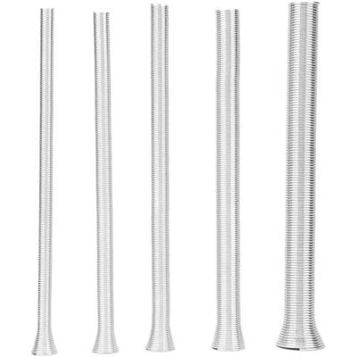 AOUGO Super Elastic Steel Spring Tube, 5pcs 21cm Tension Spring, Compression Spring Set, pvc Electrical Wire Bending Tube Spring, for Bent Copper Pipes, AOUGO Super Elastic Steel Spring Tube, 5pcs 21cm Tension Spring, Compression Spring Set, pvc Electrical Wire Bending Tube Spring, for Bent Copper Pipes,