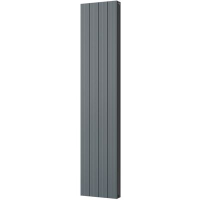 UK RADIATORS Thetford - Anthracite Vertical Radiator Double Panel H1800mm x W372mm Grooved UK RADIATORS Thetford - Anthracite Vertical Radiator Double Panel H1800mm x W372mm Grooved