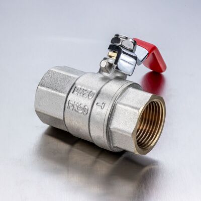 AIPERQ Two-piece ball valve, full bore, large flow, home decoration, brass threaded engineering, copper ball valve AIPERQ Two-piece ball valve, full bore, large flow, home decoration, brass threaded engineering, copper ball valve