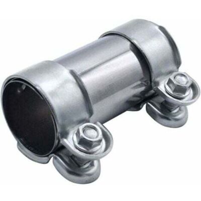 MCBOSON Universal clamp for double exhaust pipe, clamp diameter 50 x 125 mm MCBOSON Universal clamp for double exhaust pipe, clamp diameter 50 x 125 mm