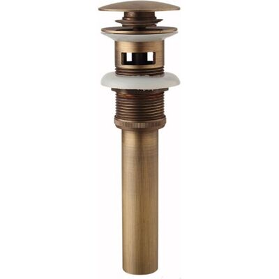 Linghhang - With Overflow - Sink Plug, Retro Pop-up Sink Plug Waste Bronzed Brass Universal Sink Drain Valve Sink Drainer Siphon Linghhang - With Overflow - Sink Plug, Retro Pop-up Sink Plug Waste Bronzed Brass Universal Sink Drain Valve Sink Drainer Siphon