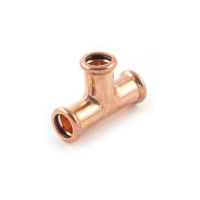 Buyaparcel - x10 15mm Copper Press Fit Equal Tee 15mm Connector wras Crimp Fitting Buyaparcel - x10 15mm Copper Press Fit Equal Tee 15mm Connector wras Crimp Fitting